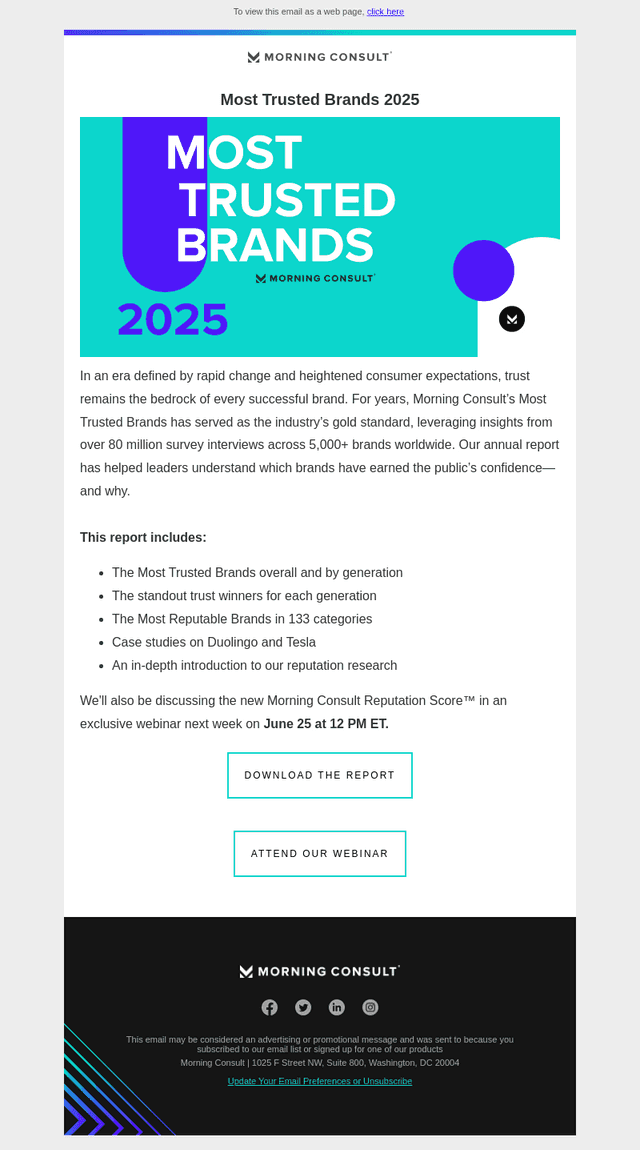 Most Trusted Brands 2025