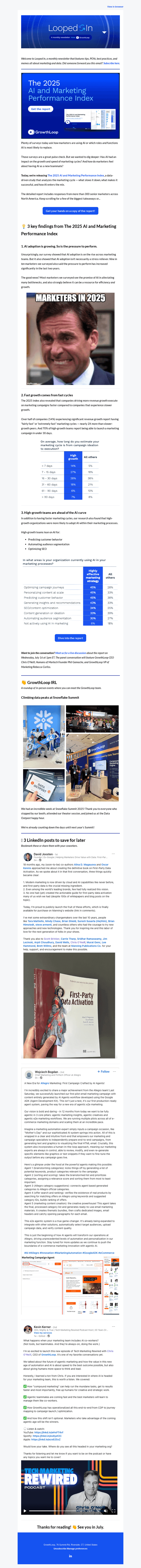 GrowthLoop email from Wed, Jun 18, 2025