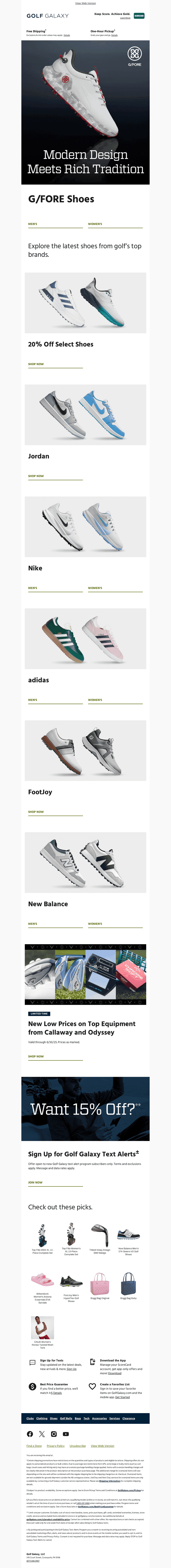 Gear up in G/FORE 👟