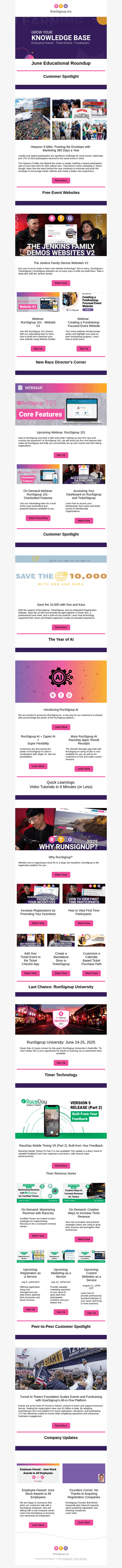 RunSignUp email from Thu, Jun 19, 2025