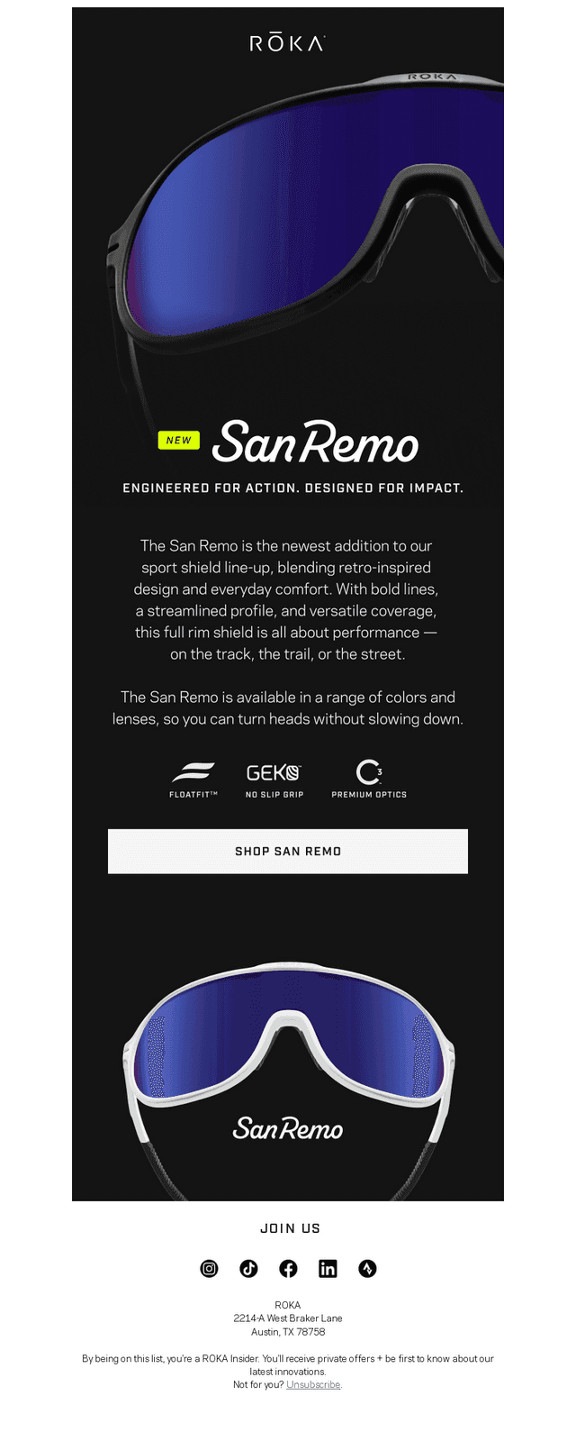 Roka Sports email from Thu, Jun 19, 2025