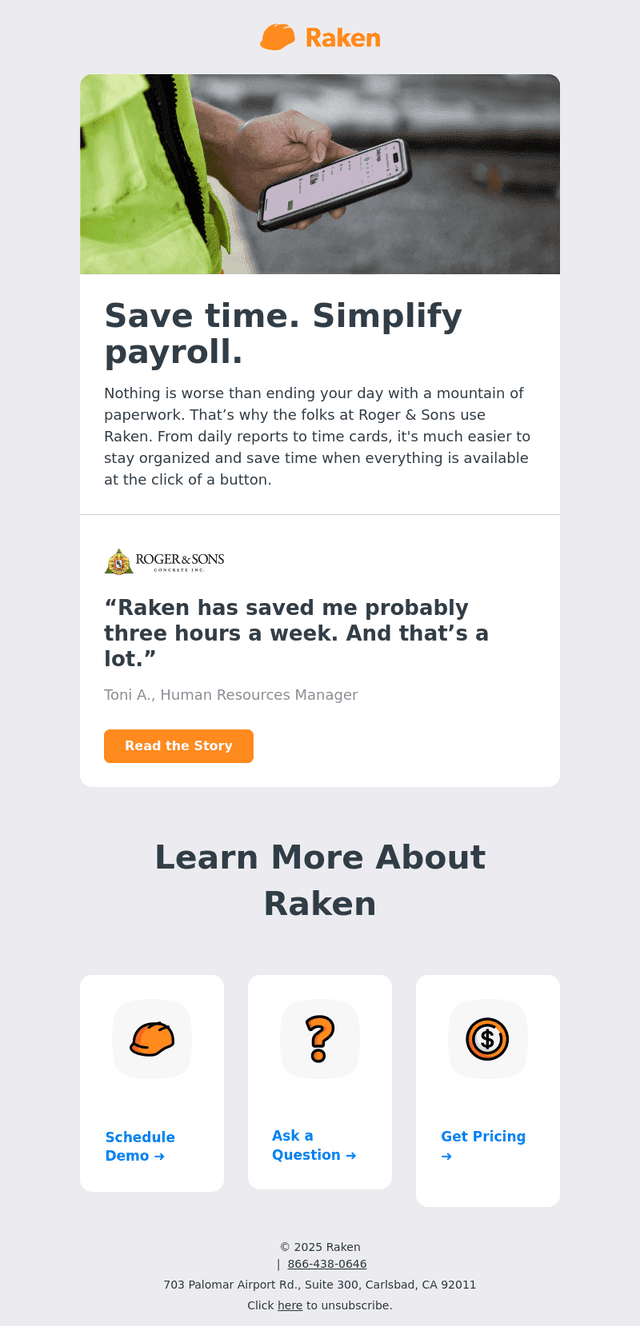 Saving time and simplifying payroll