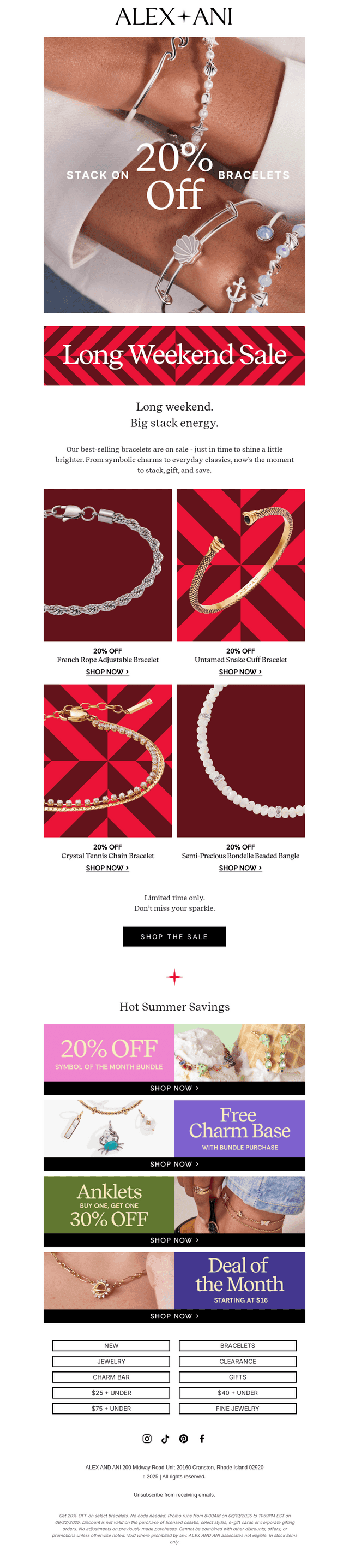 Stack up - bracelet sale is here!