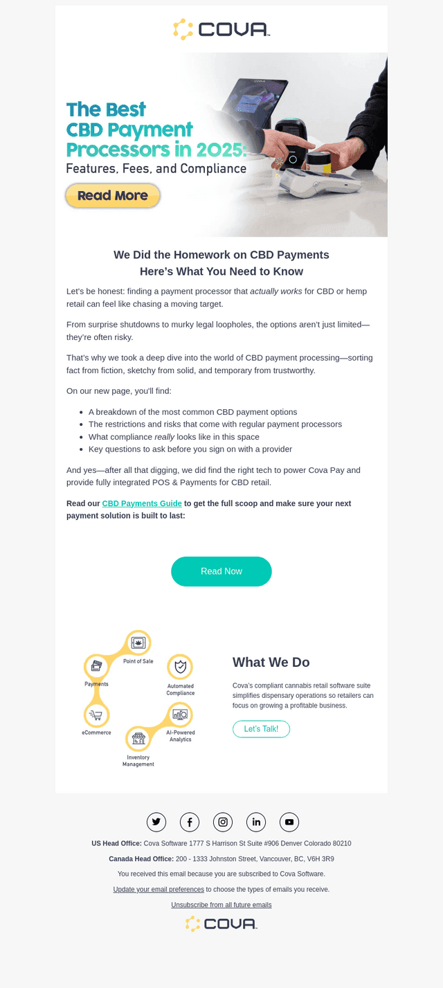 Cova email from Fri, Jun 20, 2025