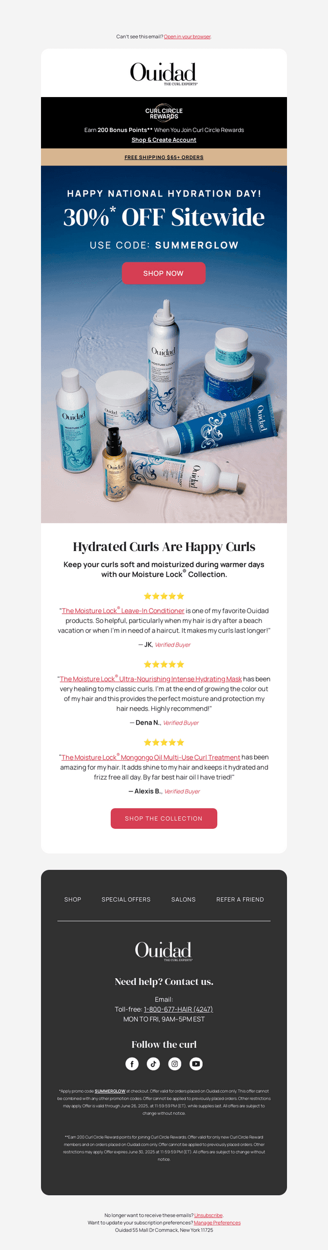 Hydrate & Save: 30% Off Everything!