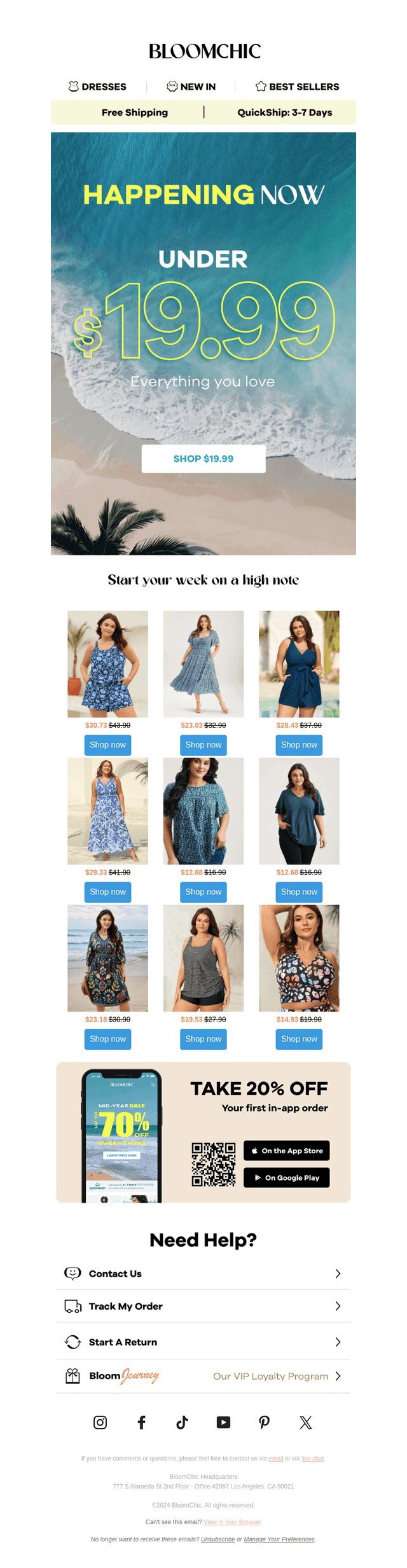 Happening Now: Under $19.99!