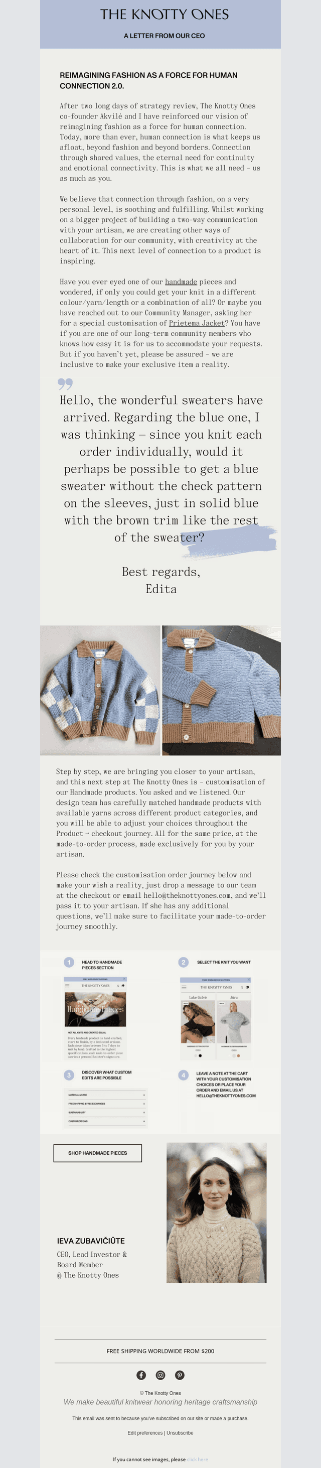 From Our CEO: Customisation Has Landed!