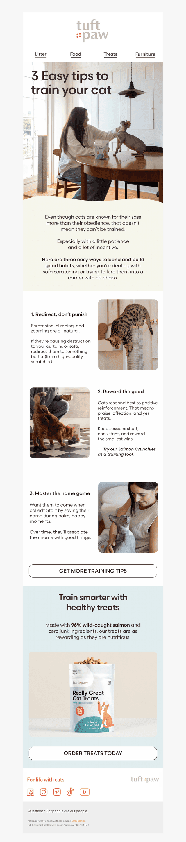 tuft + paw email from Tue, Jun 24, 2025