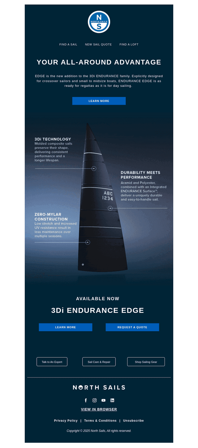 Find Your Competitive EDGE with North Sails