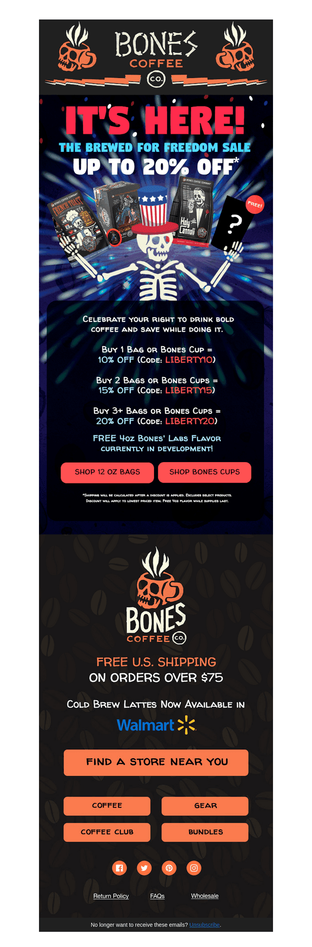 Up to 20% Off Sitewide is LIVE!