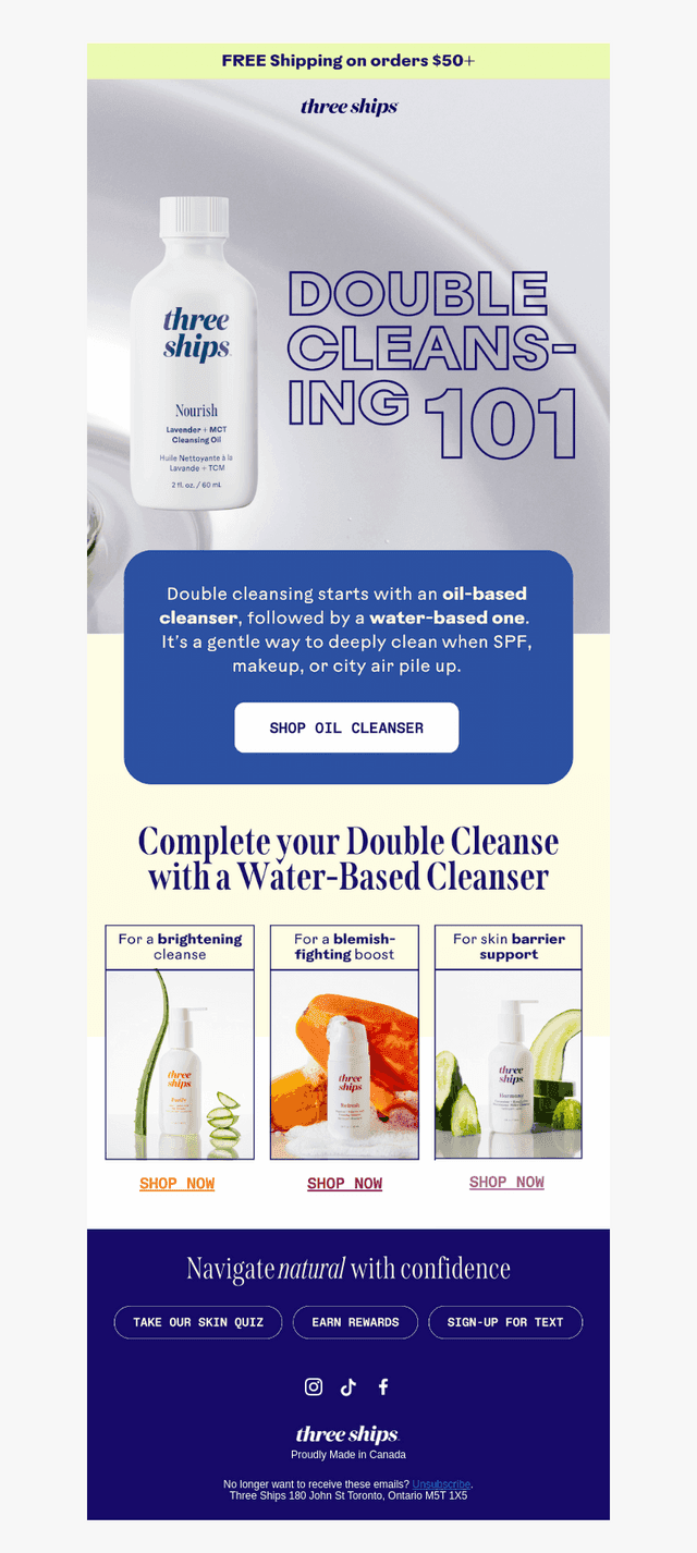 Have you tried Double Cleansing?