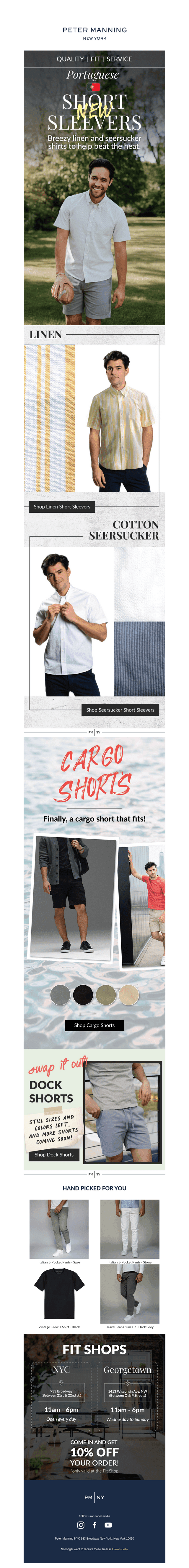 Shorts and Short Sleeves