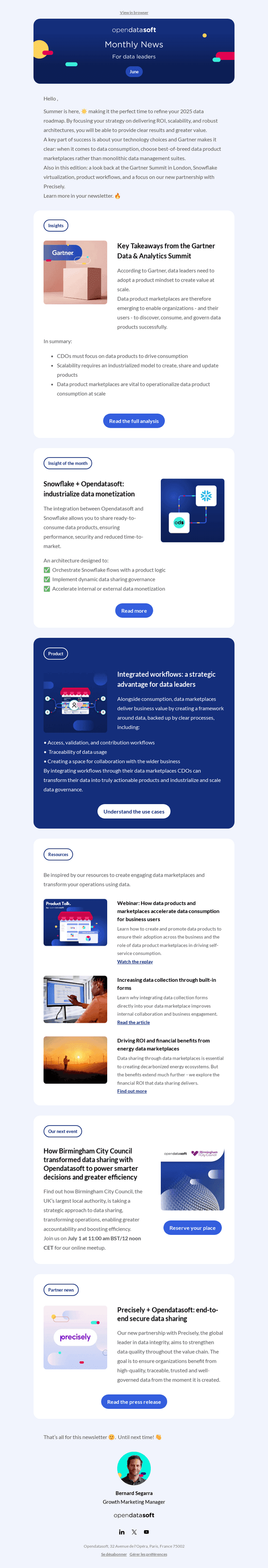 Opendatasoft email from Thu, Jun 26, 2025