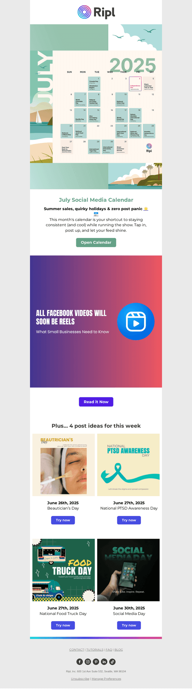 Hot July Post Ideas to Keep Your Feed Cool 😎
