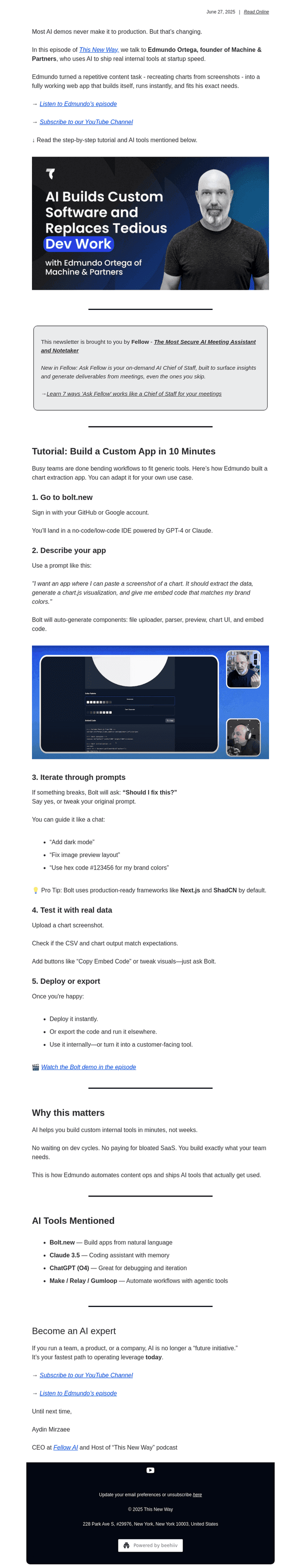 This New Way: AI Builds Custom Software and Handles Tedious Dev Work