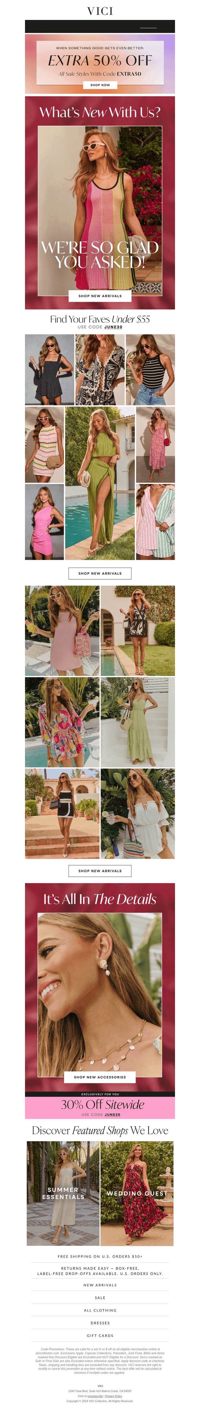 800+ New Arrivals Under $55