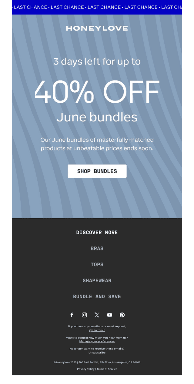 LAST CALL on June bundles...