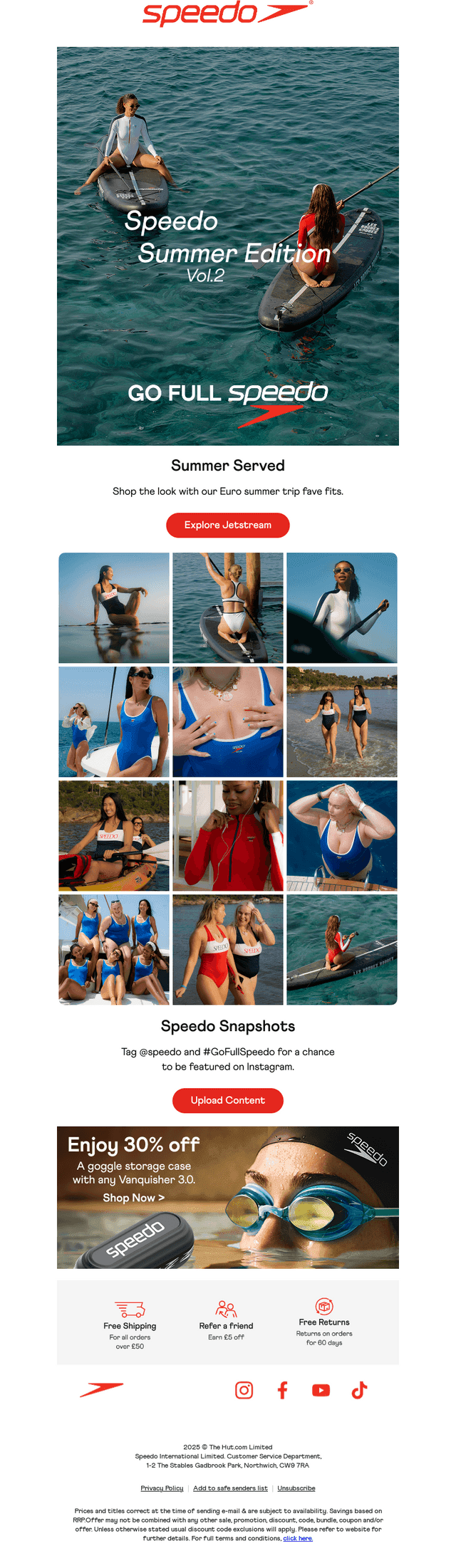 Speedo USA email from Sun, Jun 29, 2025