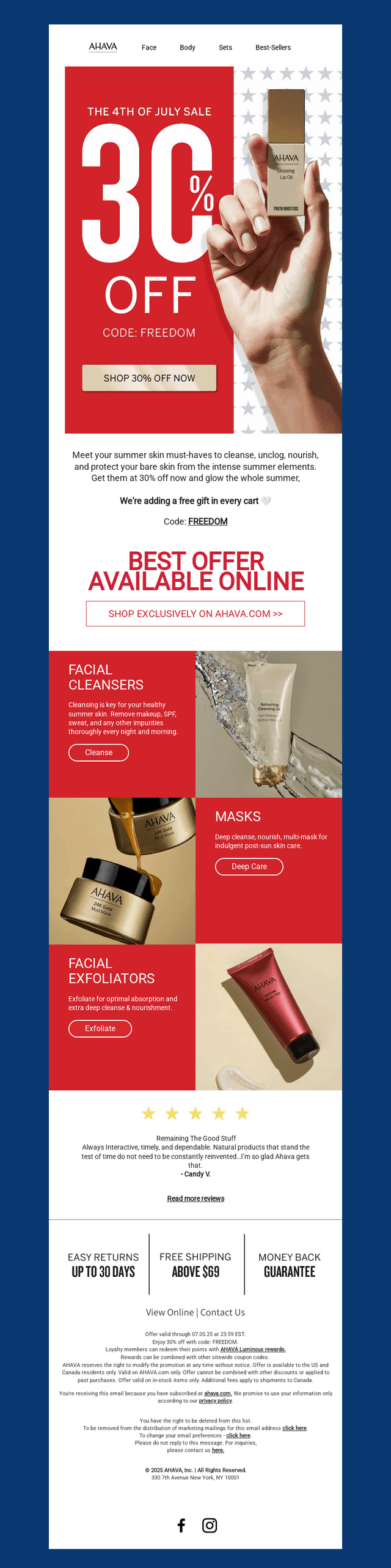GIFT + 30% Off Summer Must-Haves & Everything Else
