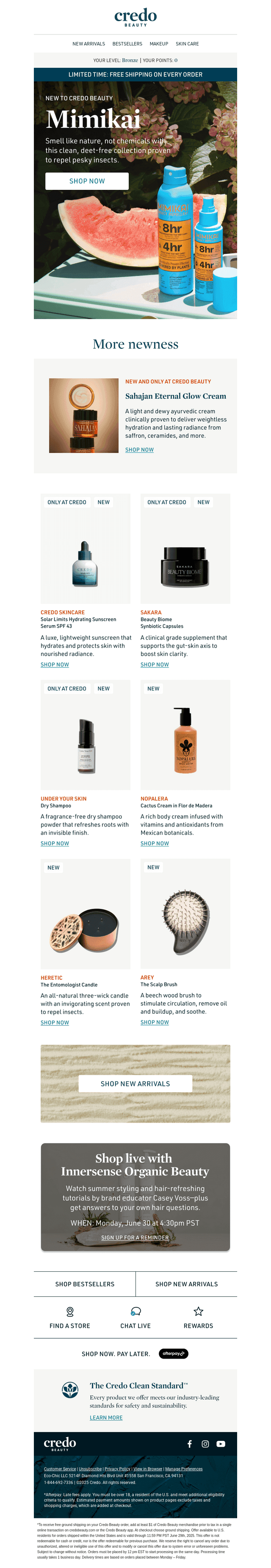Bye, bugs—hello Mimikai + more newness