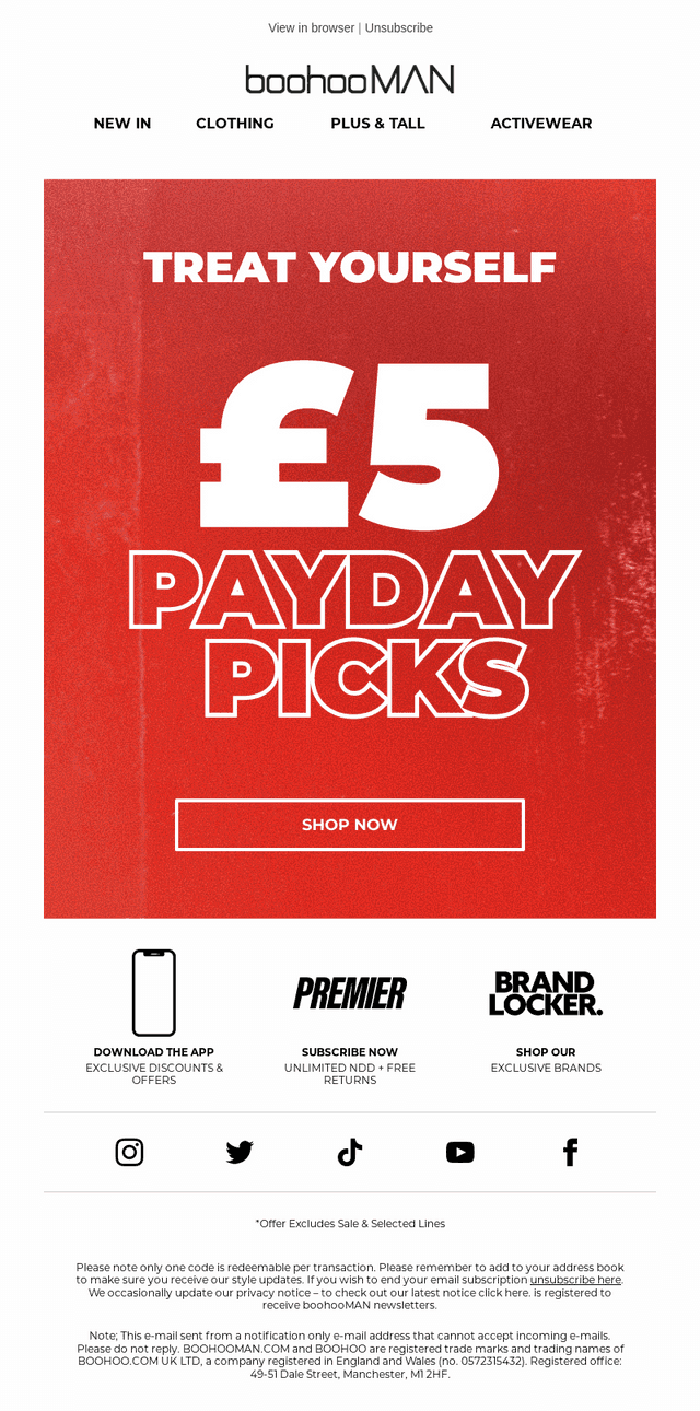 Payday Picks: Just £5