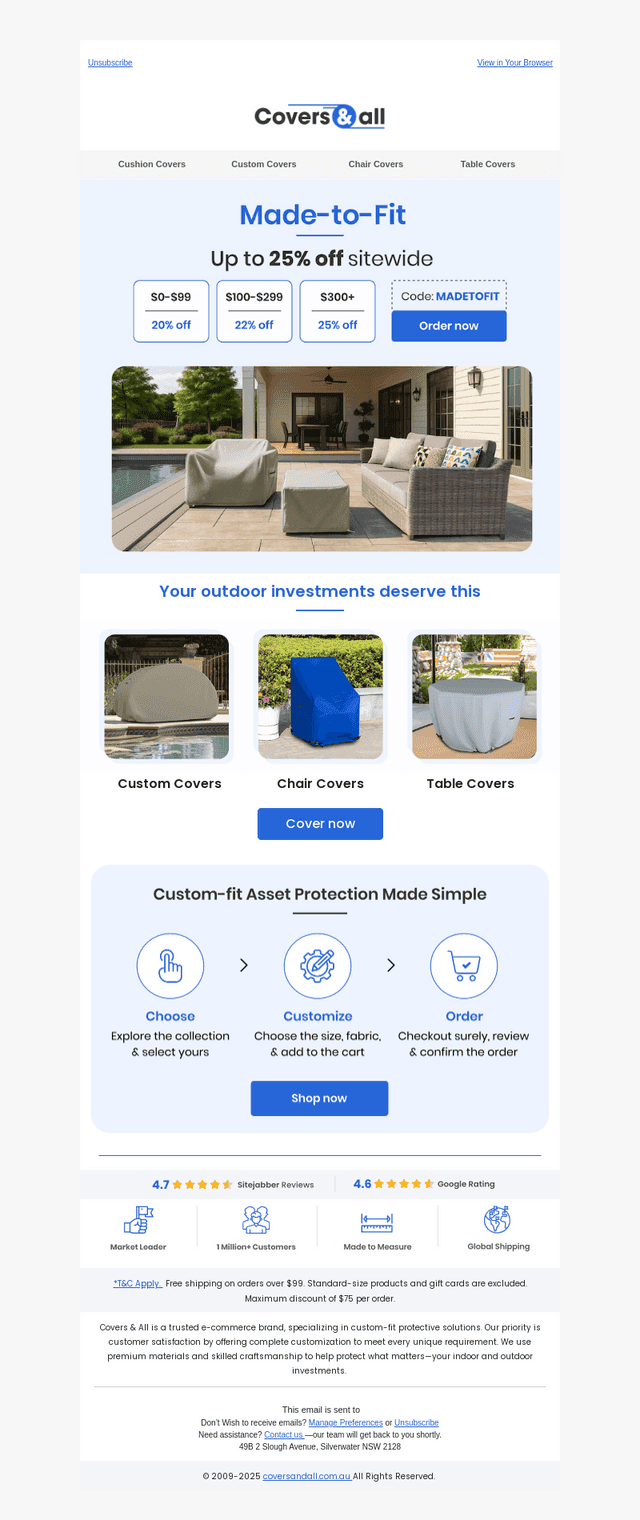 Tailored for What Matters Most