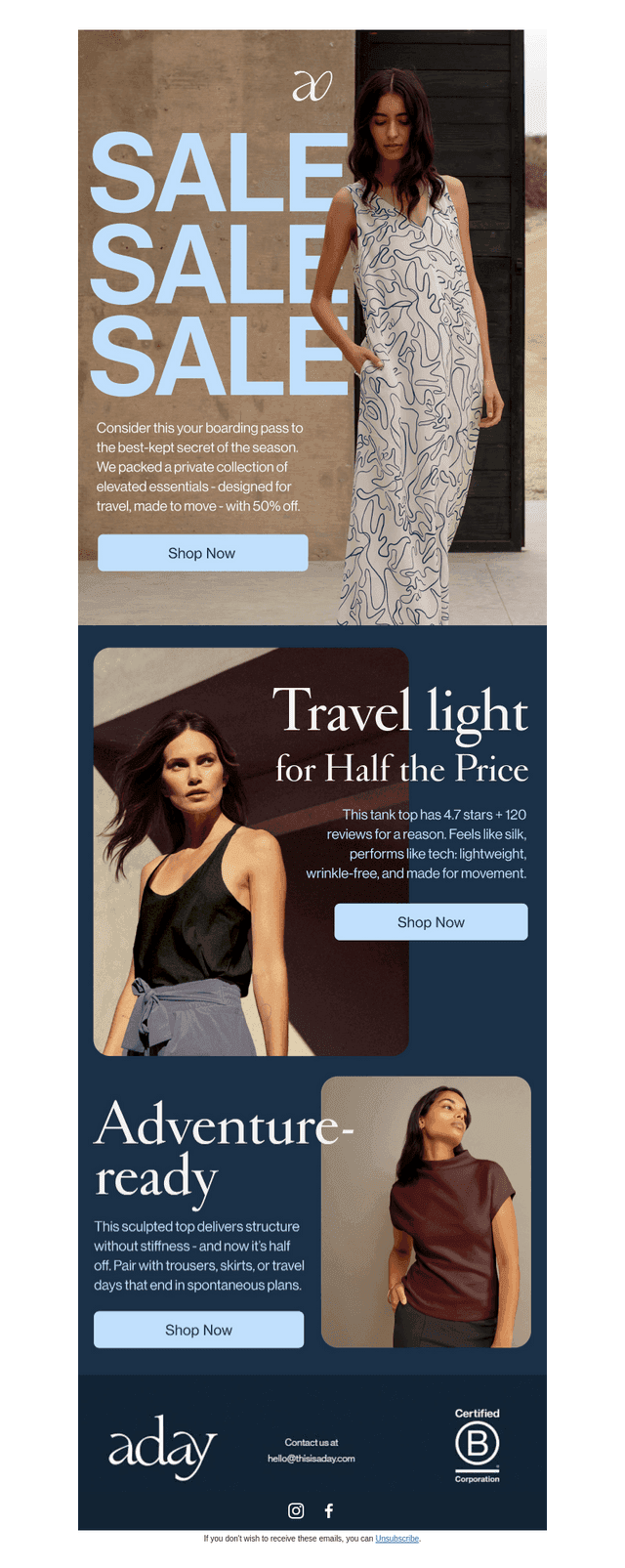 50% Off the Summer Travel Edit