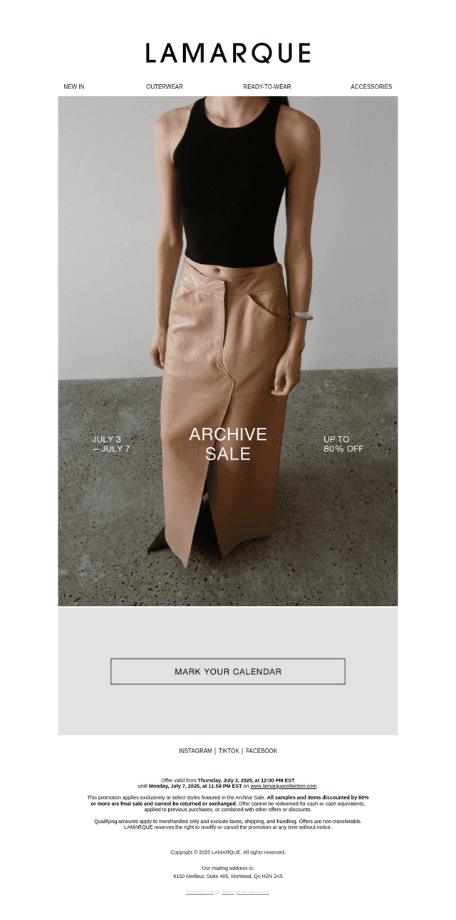 INCOMING | Archive Sale