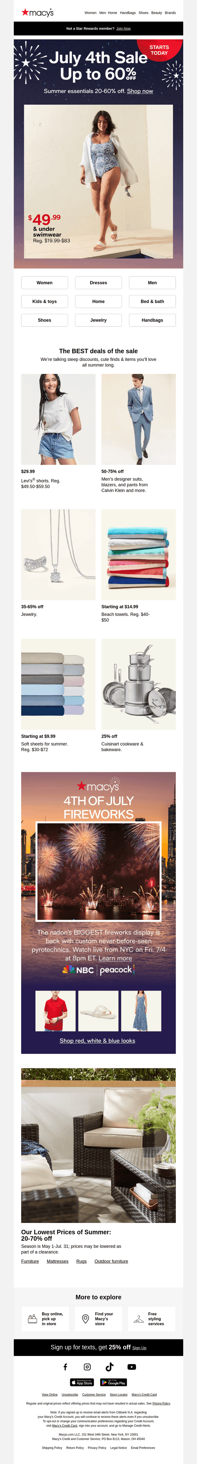 Up to 60% off starts today 🎊