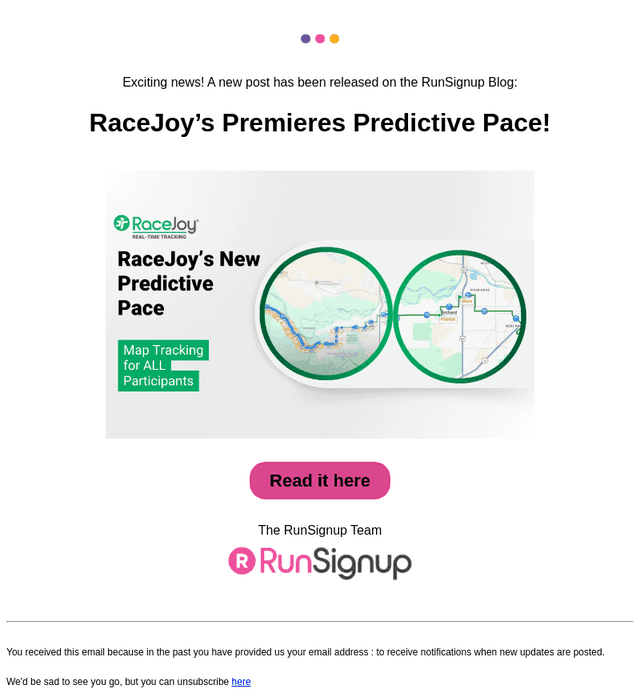 New Post! - RaceJoy’s Premieres Predictive Pace!