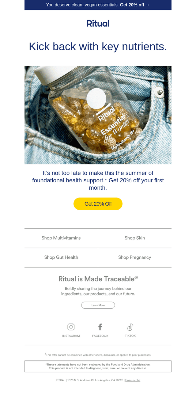 Ritual email from Thu, Jul 3, 2025
