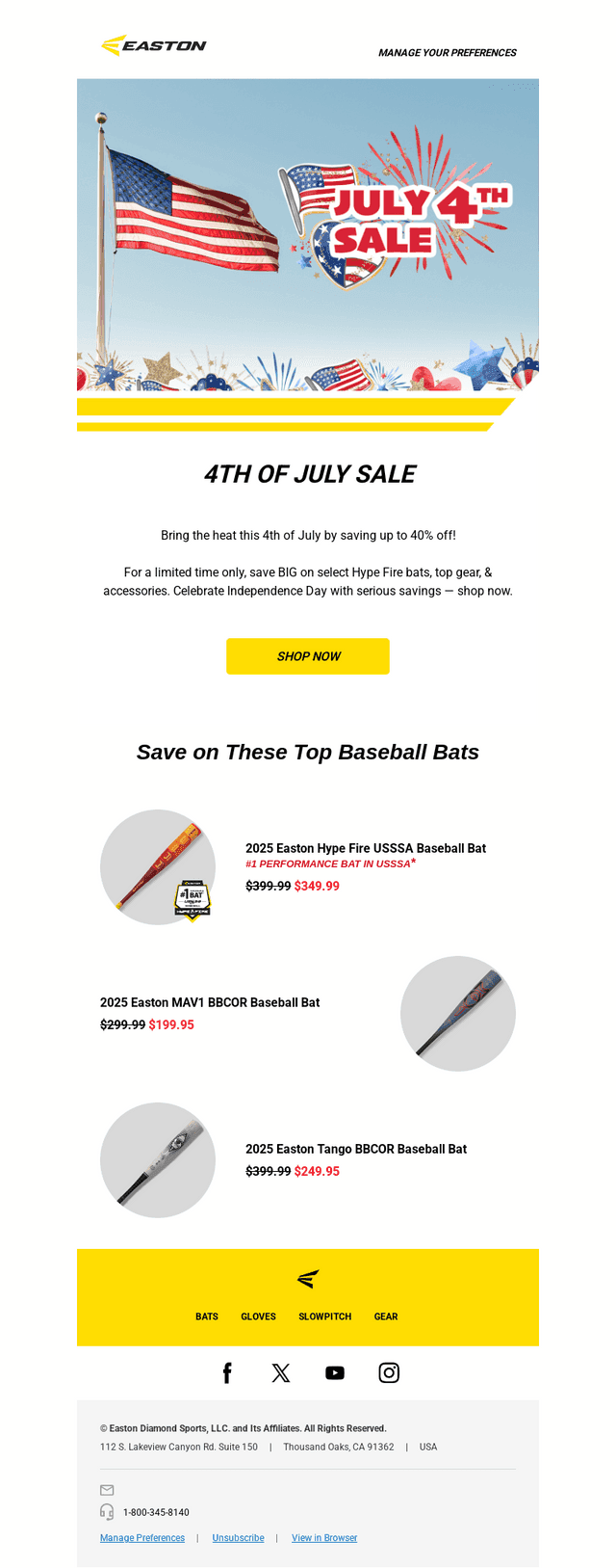 Easton email from Thu, Jul 3, 2025