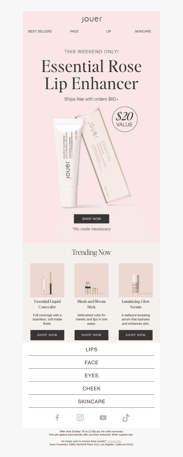 Final Hours: Free Rose Lip Enhancer 🩷
