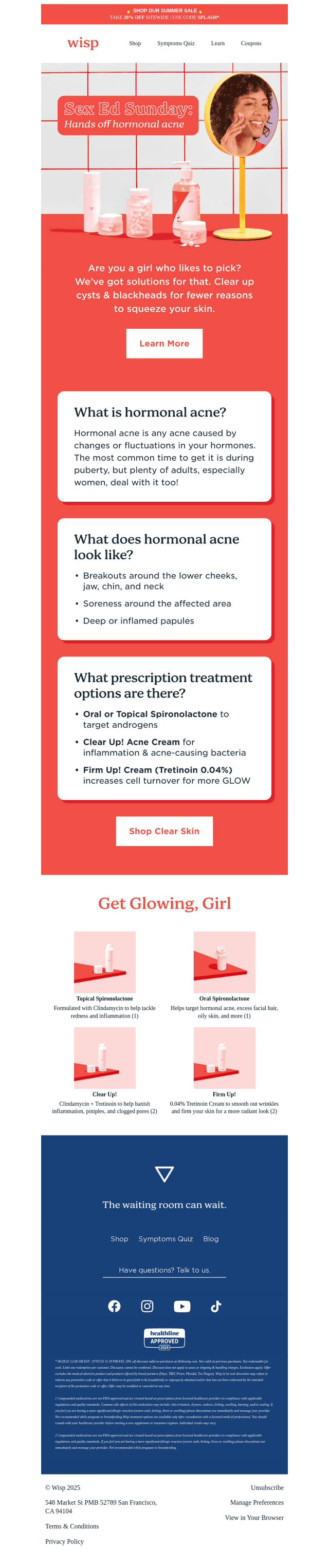 Sex Ed Sunday: Acne? Absolutely Not! 👋