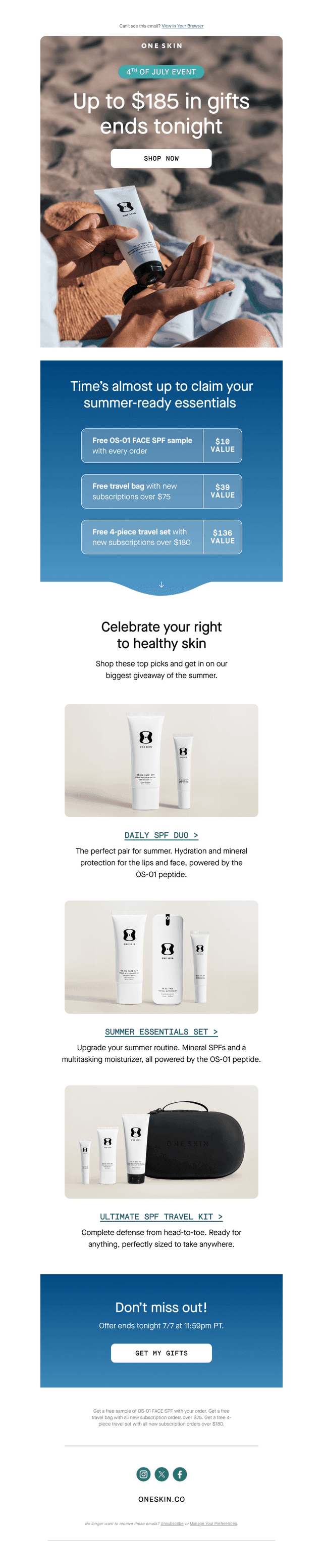 Get your free SPF yet?