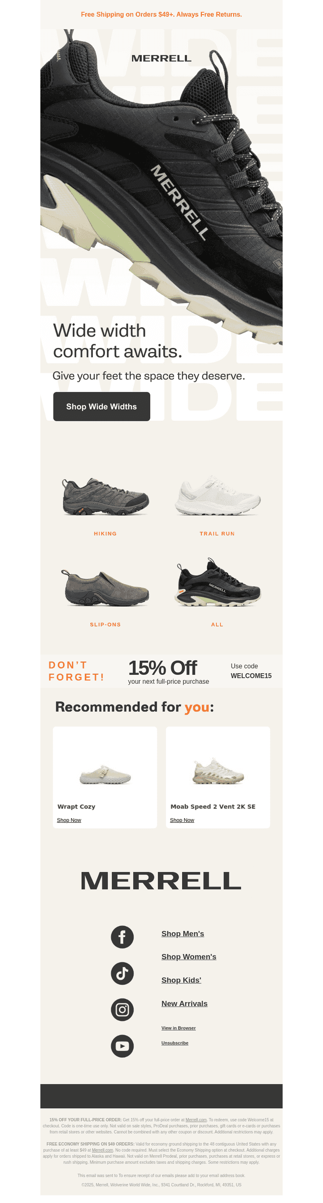 Wide widths built for the trail, the town & everything in between