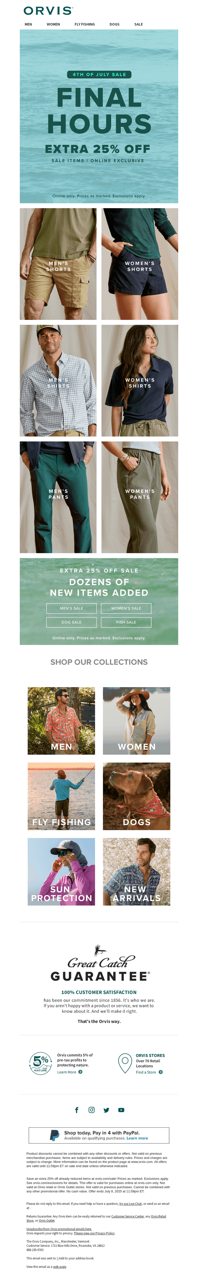 JUST HOURS LEFT | Extra 25% off sale
