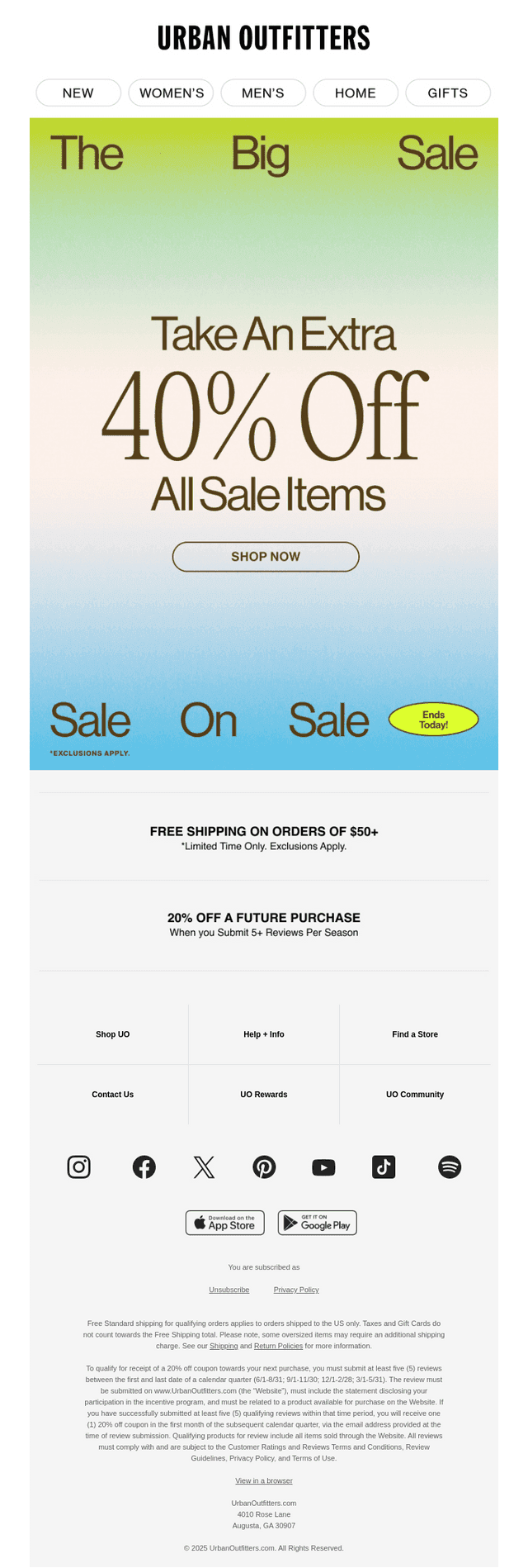Extra 40% Off ENDS SOON →