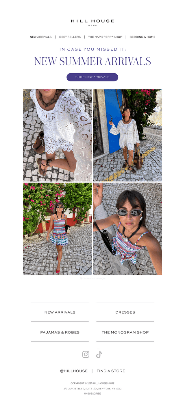 NEW SUMMER ARRIVALS
