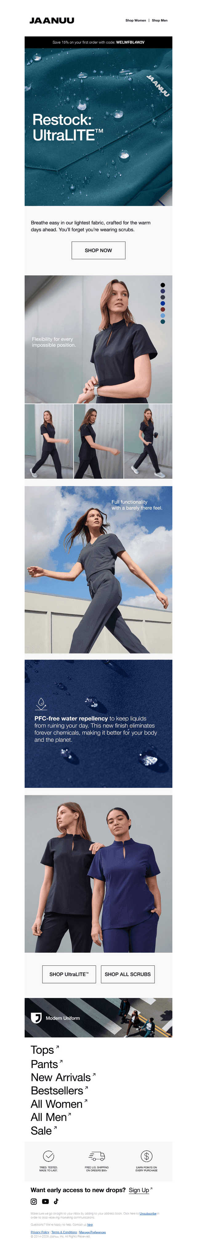 The Lightest Scrubs. Ever.