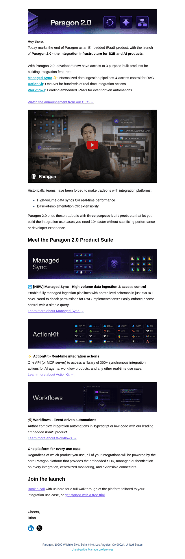 Paragon email from Wed, Jul 9, 2025