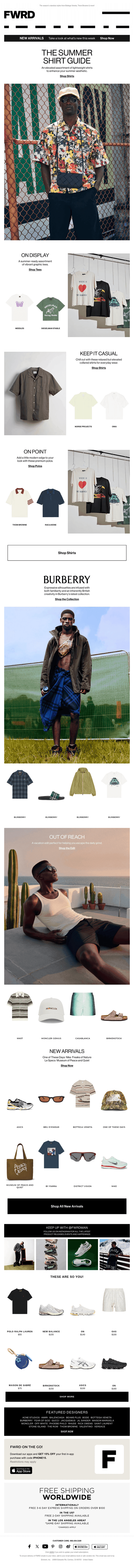 Best In Class: Summer Shirts