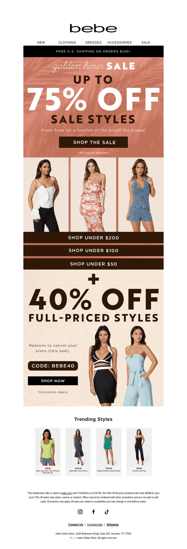 ICYMI: 40% Off + Up to 75% Off🔥