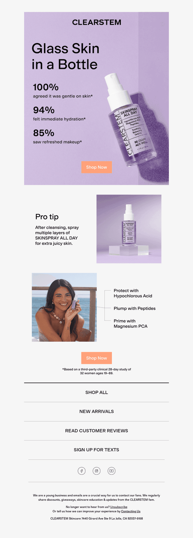 8-Hour Hydration in a Spray