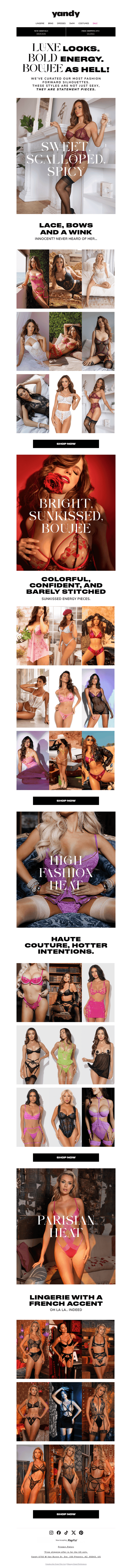 👠💋 Your BOUJEE Era Statement Lingerie is here...
