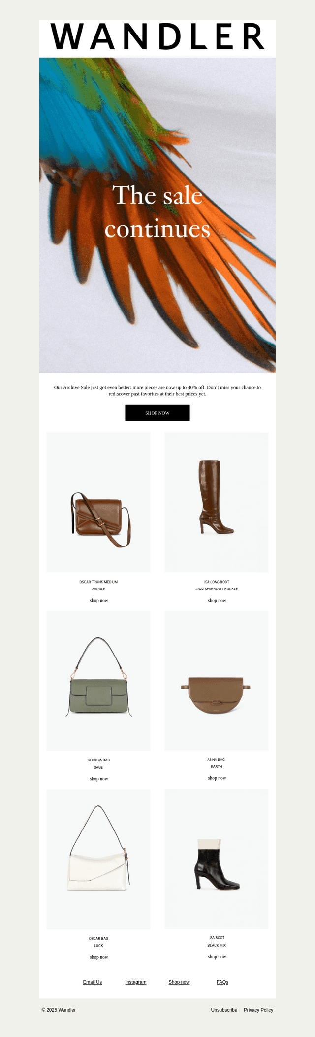 New markdowns just added - up to 40%