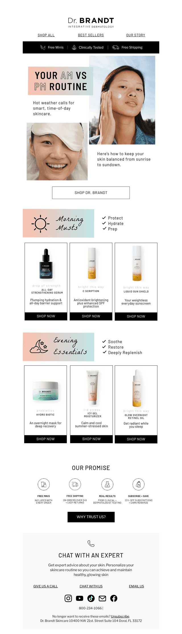 Summer Skincare: AM vs. PM