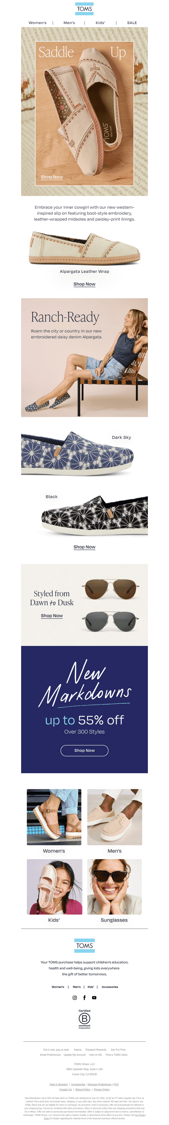 New Western-Inspired Slip Ons