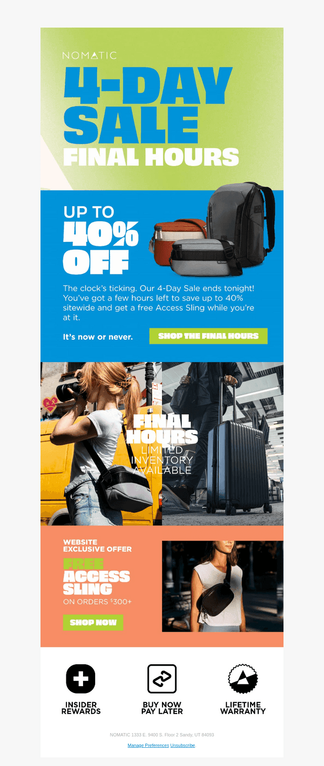 ⏰ FINAL HOURS—SAVE UP TO 40% ⏰