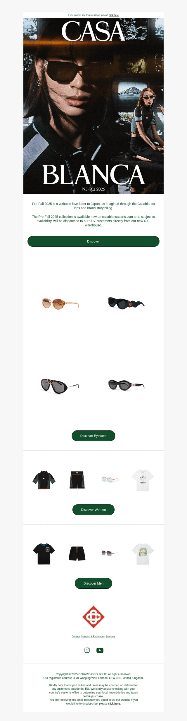 Pre-Fall 2025 Eyewear